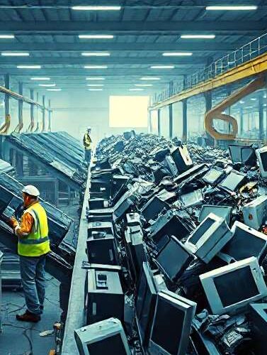 reciclaje monitores y pantallas