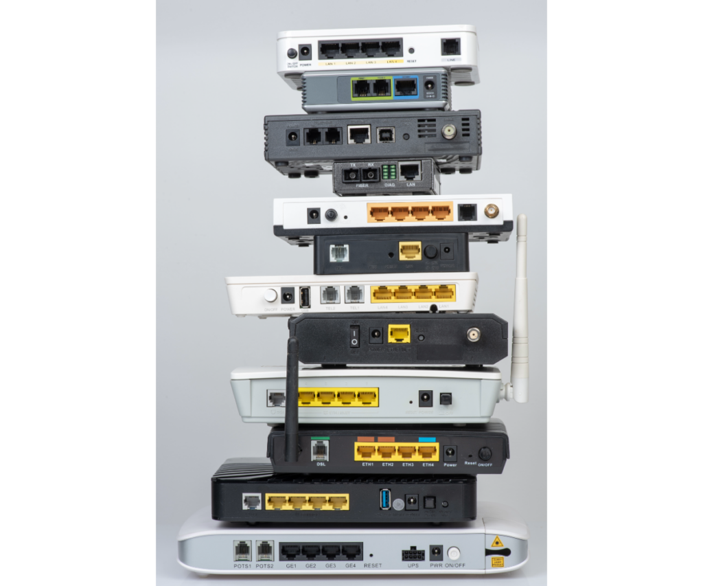 routers para reciclar