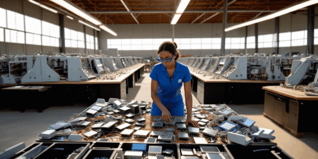 Ejemplos de reutilización de RAEE