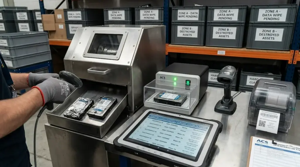 Destrucción y borrado seguro de datos